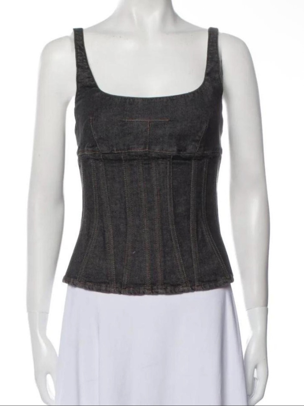 Vintage Archival D&G Denim Corset Top <3